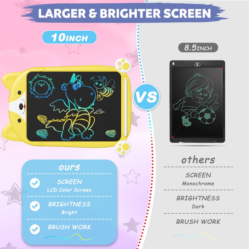 LCD Writing Tablet Doodle Board 1 Pack 10 Inch